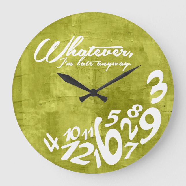 Spelar ingen roll, jag är sen ändå stor klocka (Framsida)