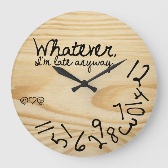 Spelar ingen roll, jag är sen ändå stor klocka (Framsida)