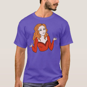 Spelar ingen roll känsla för flickor t shirt