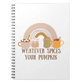 Spelar ingen roll kryddar din Pumpkin Anteckningsbok