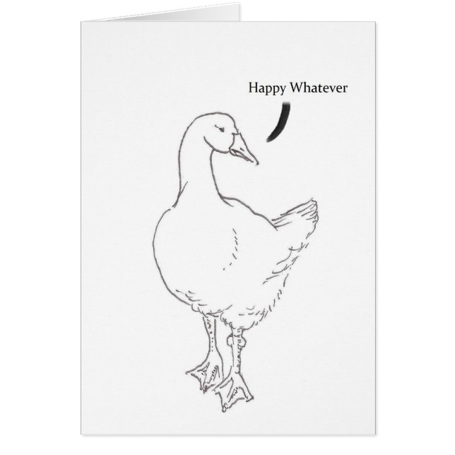 Spelar ingen roll lycklig OBS kort (Framsidan)