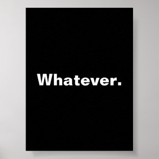 Spelar ingen roll minimalistisk utformning ord poster