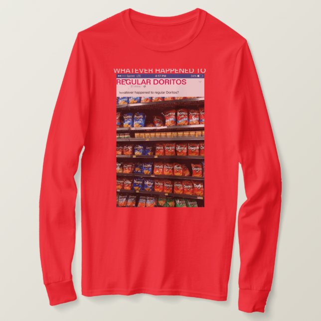 "spelar ingen roll som händs till stamgästdoritos" tee shirt (Design framsida)