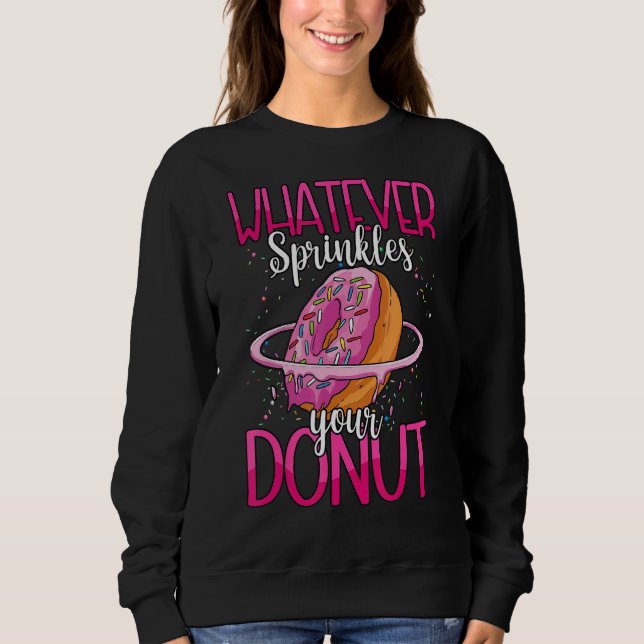 Spelar ingen roll sprinkler dina Rosa Donut-donuts T Shirt (Framsida)