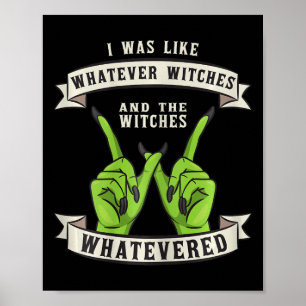 Spelar ingen roll Witches Witch Wiccan Costume Rol Poster