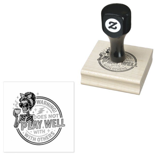 Spelar inte bra... stämpel (Stämplad)