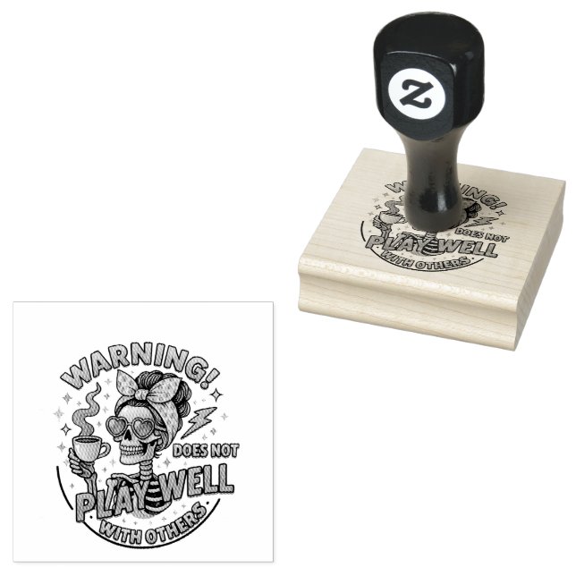 Spelar inte bra... stämpel (Stämplad)