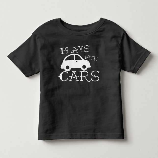Spelar med Cars - Underbara Fars dag Gift T-Shirt (Framsida)