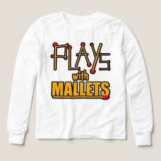 Spelar med klubbor t shirt