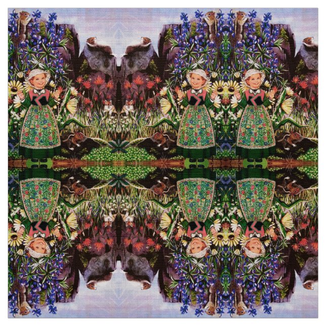 Spelar med "Ms Elizabeth" Fabric Papper Doll! Tyg (Provkarta)