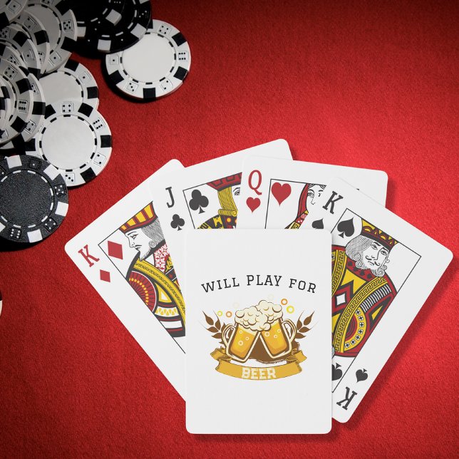 SPELAR på öl | ANPASSADE Casinokort (Skapare uppladdad)