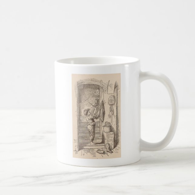 Spelar på Trappor Kaffemugg (Höger)