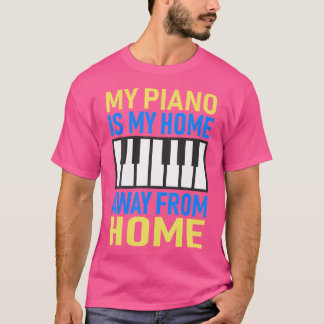 Spelar piano och klaverinstrument t shirt