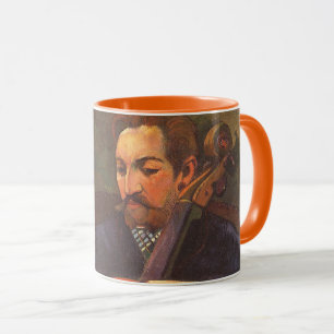 Spelar Schneklud Porträtt av Paul Gauguin Mugg