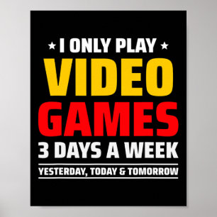 Spelar TV-spel - PC-konsolspel - Roligt Vi Poster