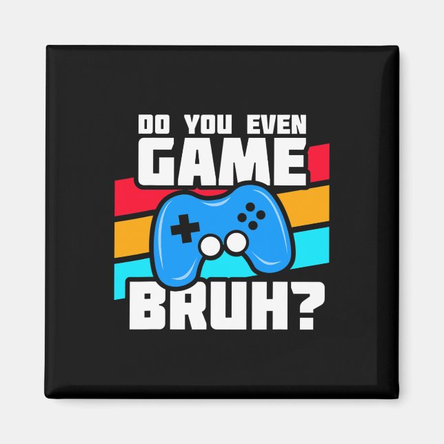 Spelar TV-spel - Video Gamer Meme - Roligt Klipp Magnet (Framsidan)