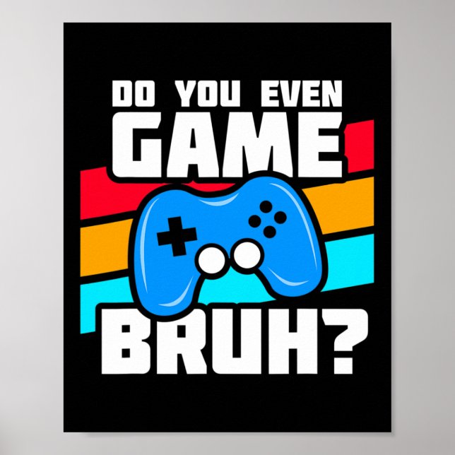 Spelar TV-spel - Video Gamer Meme - Roligt Klipp Poster (Framsidan)