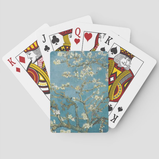Spelar upp Cards Vincent van Gogh Almond Blommar Casinokort (Baksidan)