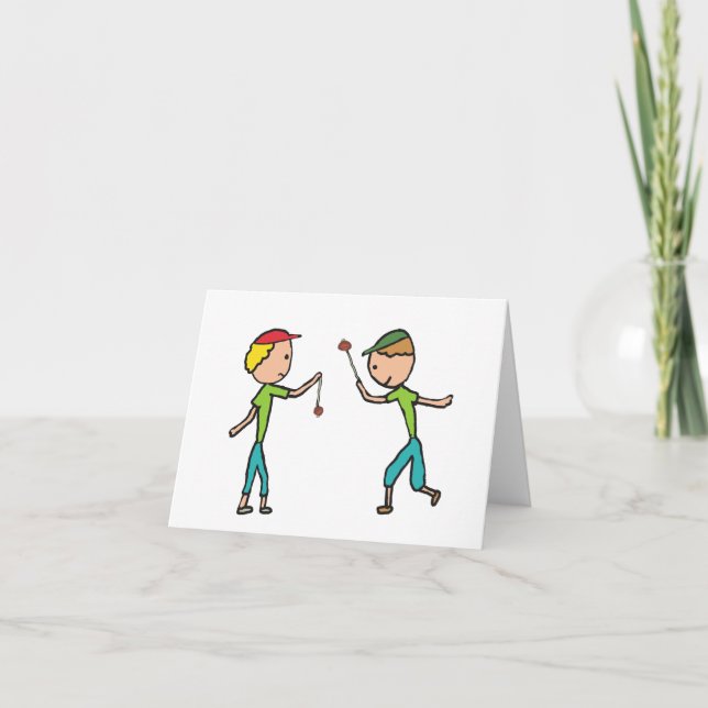 Spelar upp Conkers Kort (Framsida)