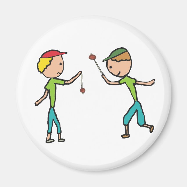 Spelar upp Conkers Magnet (Framsidan)