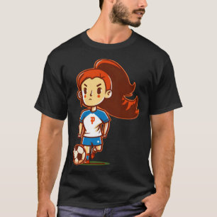 Spelar upp fotbollsspelare t shirt