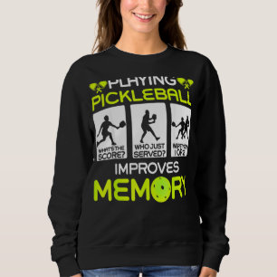 Spelar upp Pickleball förbättrar minnesDink Player T Shirt