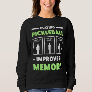 Spelar upp Pickleball förbättrar minnesDink Player T Shirt