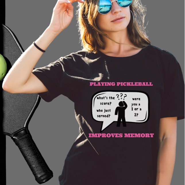 Spelar upp Pickleball förbättrar minnesfunktionen T Shirt (Skapare uppladdad)