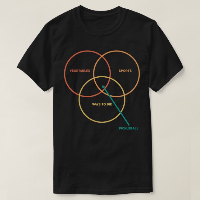 Spelar upp Pickleball förbättrar minnet Dink Playe T Shirt (Design framsida)