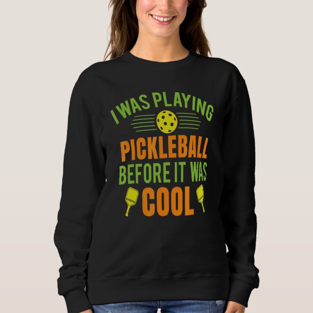 Spelar upp Pickleball innan det var Coola Kärlek a T Shirt (Framsida)