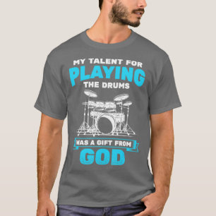 Spelar upp rummen från guds trumma t shirt