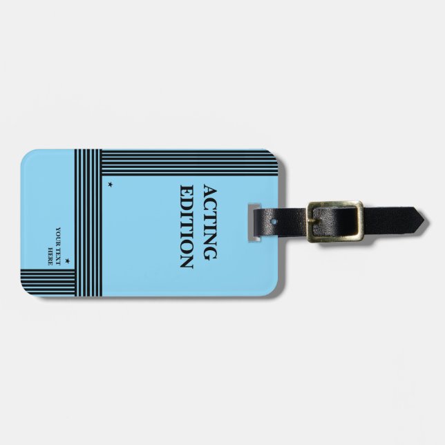 Spelar upp skript formaterat i Acting Edition Bagagebricka (Horisontell Framsida)