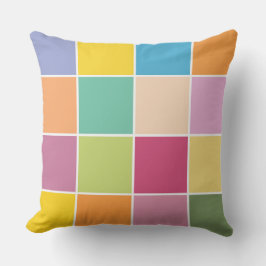 Spelar upp Springtime-Checkers Kudde