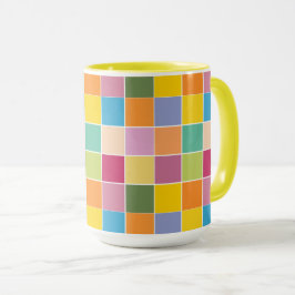 Spelar upp Springtime-Checkers Mugg