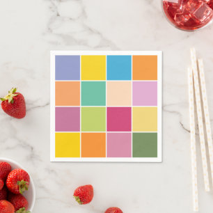 Spelar upp Springtime-Checkers Pappersservett