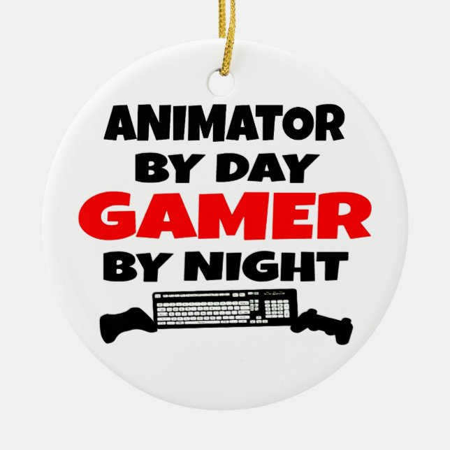 Spelaranimator Julgransprydnad Keramik (Framsidan)