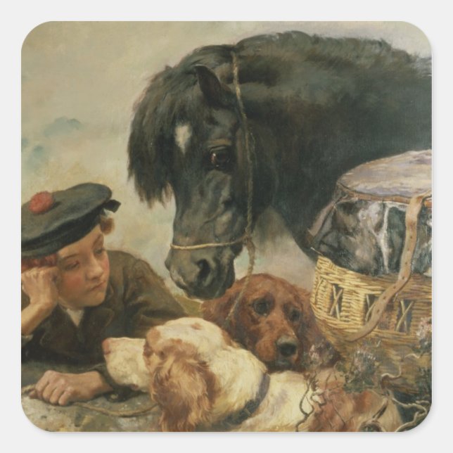 Spelarassistenten Fyrkantigt Klistermärke (Framsida)