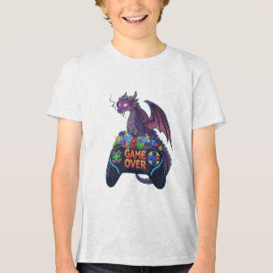 Spelardragon som bevakar RPG-tärningsskatten på "G T Shirt