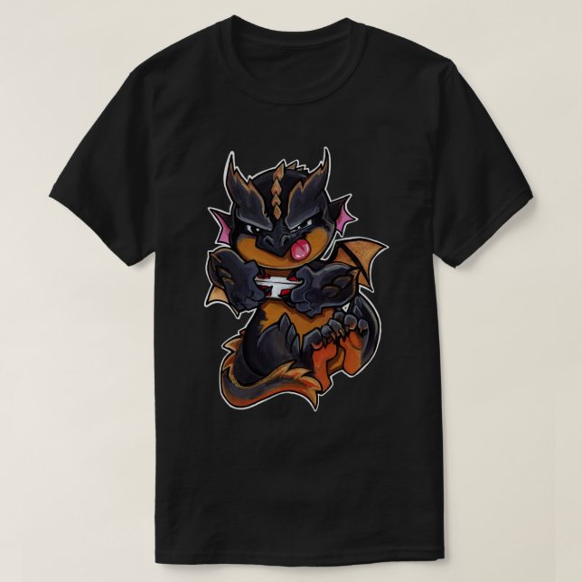 Spelardragon T Shirt (Design framsida)