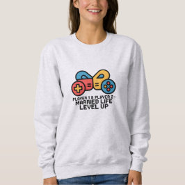 Spelare 1 & 2 Gifta Gamer T Shirt