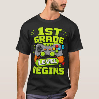 Spelare 1:a klass tillbaka till skolan första dage t shirt