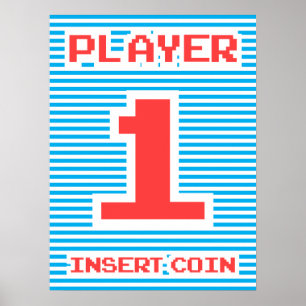 Spelare 1, Arcade Game Poster