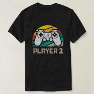Spelare 1 Player 2 - matchande spelarpar T Shirt