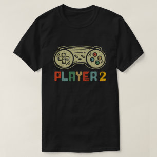 Spelare 1 Player 2 - matchande spelarpar T Shirt