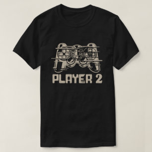 Spelare 1 Player 2 - matchande spelarpar T Shirt