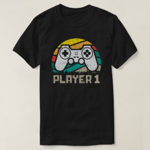 Spelare 1 Player 2 - matchande spelarpar T Shirt