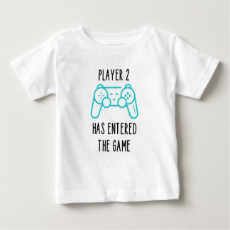 Spelare 2 har angett spel - Baby-meddelande, te T Shirt