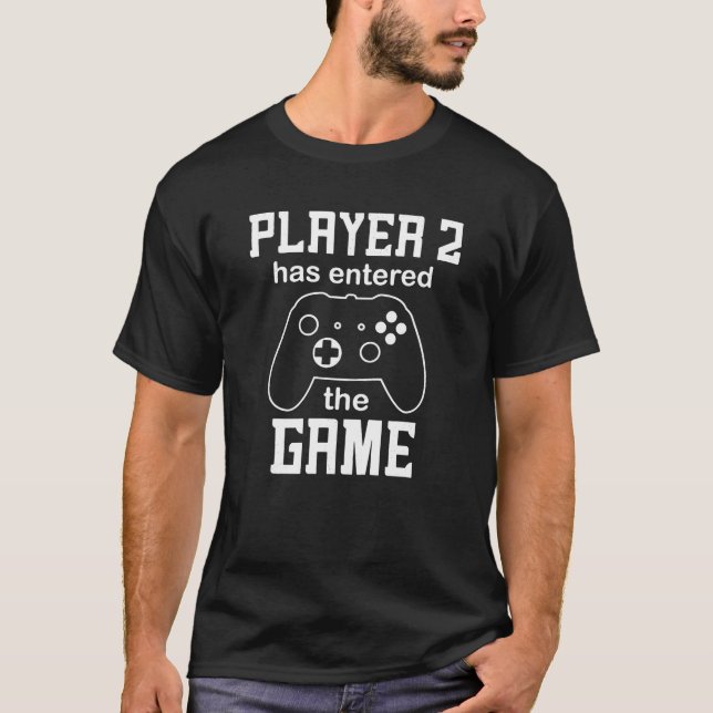 Spelare 2 har gått in i spelet T Shirt (Framsida)