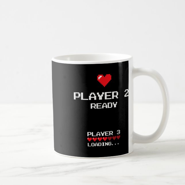 Spelare 2 Spelare 3 Laddar - Retrospel -  Kaffemugg (Höger)