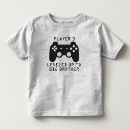Spelare 3 Gick upp till storebror / storasyster T Shirt